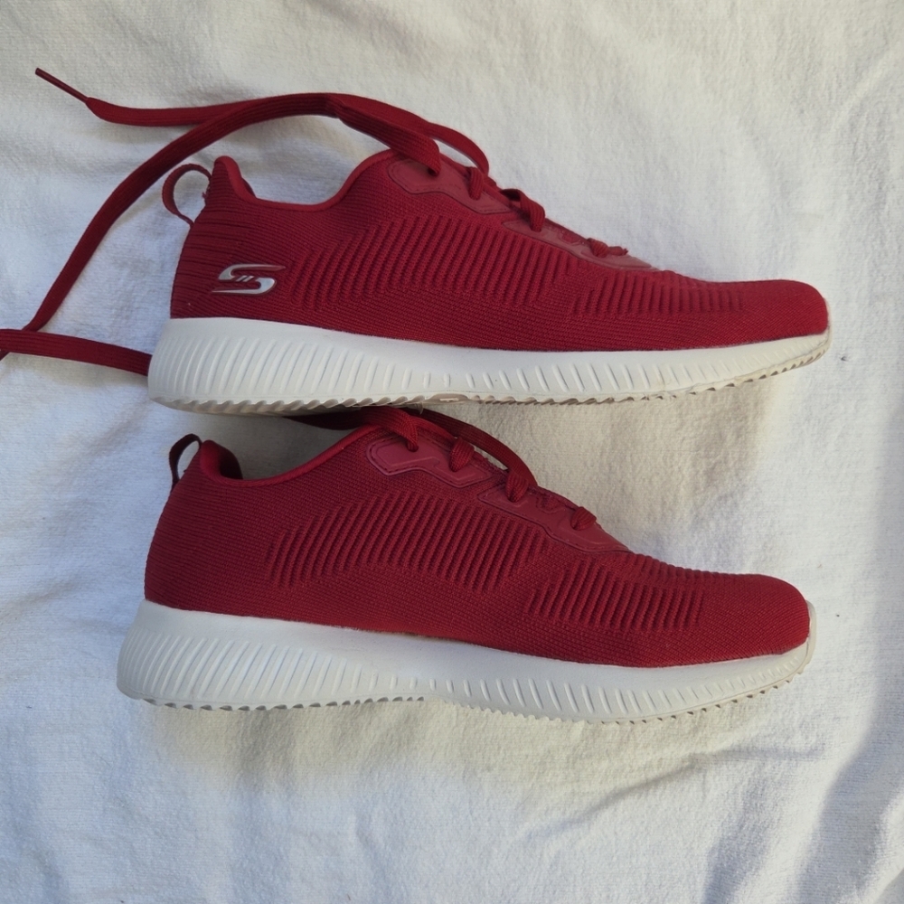 Skechers Bob's Memory Foam Sneakers 7 1/2 - Picture 3 of 6
